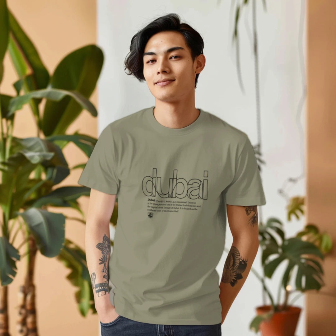Sustainable Cotton Short Sleeve T Shirt #Dubai