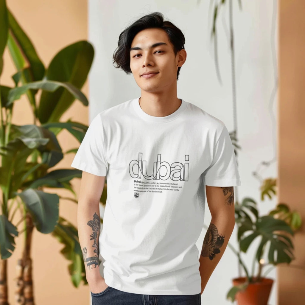 Sustainable Cotton Short Sleeve T Shirt #Dubai