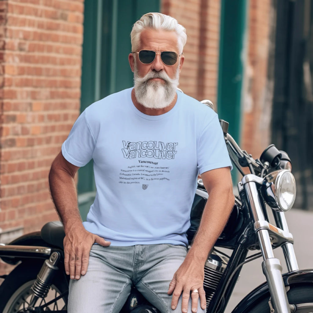 Sustainable Cotton Short Sleeve T Shirt #Vancouver