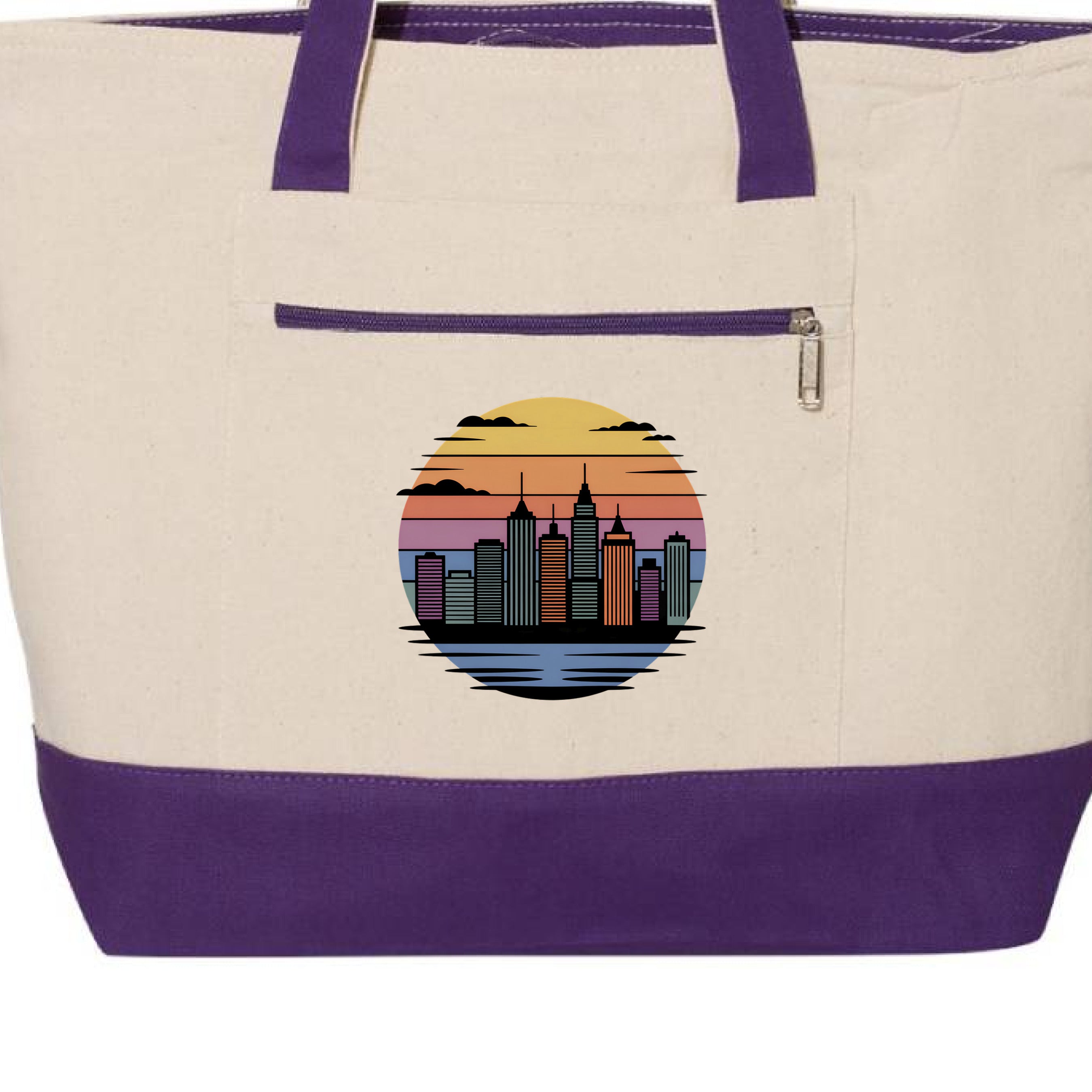 Natural/ Purple - FRONT