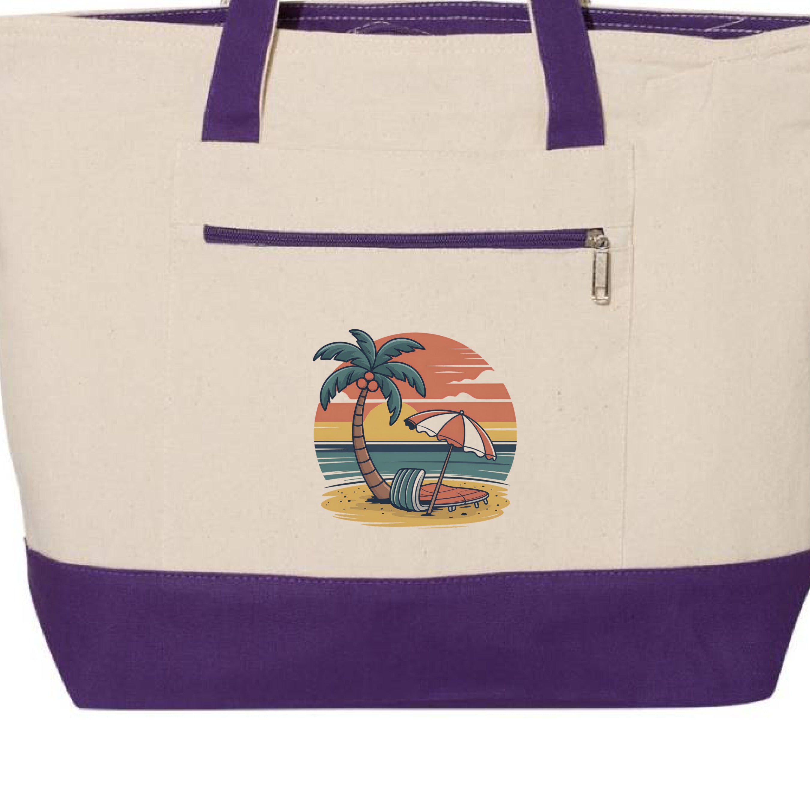 Natural/ Purple - FRONT